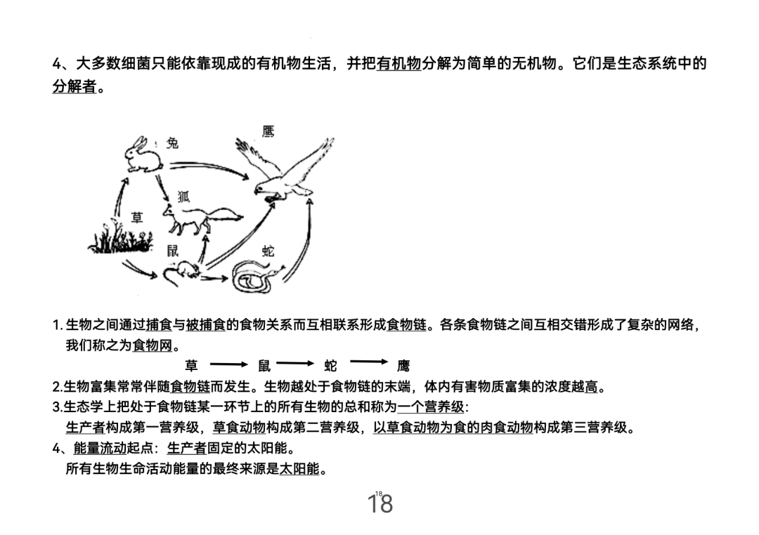 2024年中考生物考前课本重点图片回顾 第19张