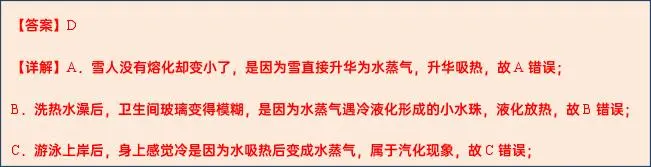 【中考物理】2024年中考物理考前20天终极冲刺攻略(倒计时17天)——物态变化 第38张