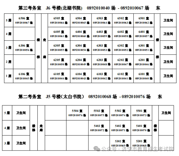 济宁市2024年夏季高考考点示意图及考场分布图公布 第24张