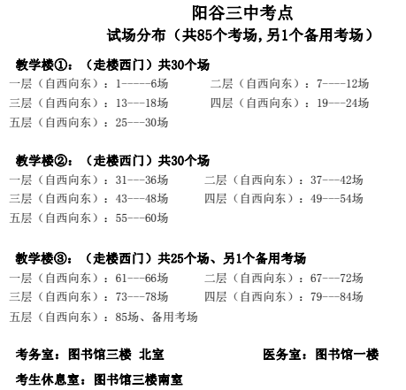 2024高考 | 山东省2024年高考16地市考点、考场分布图汇总 第130张