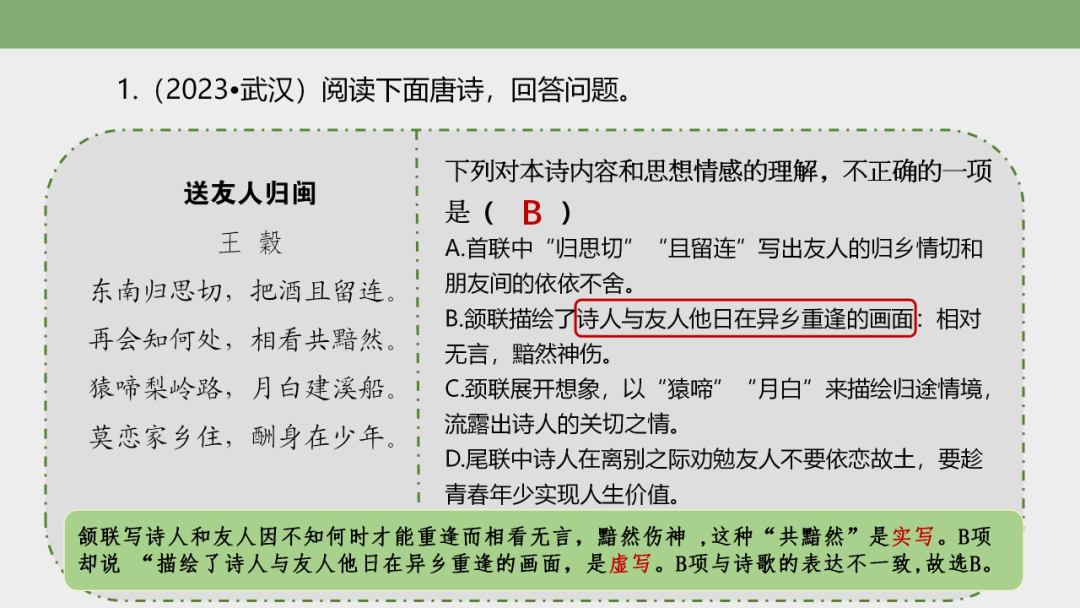 中考语文专题复习——古诗阅读专项复习ppt 第14张