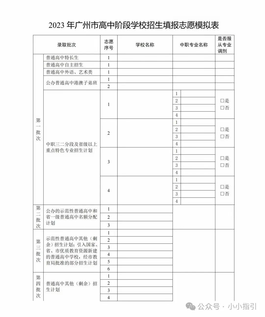 广州中考志愿填报实操教程 第5张