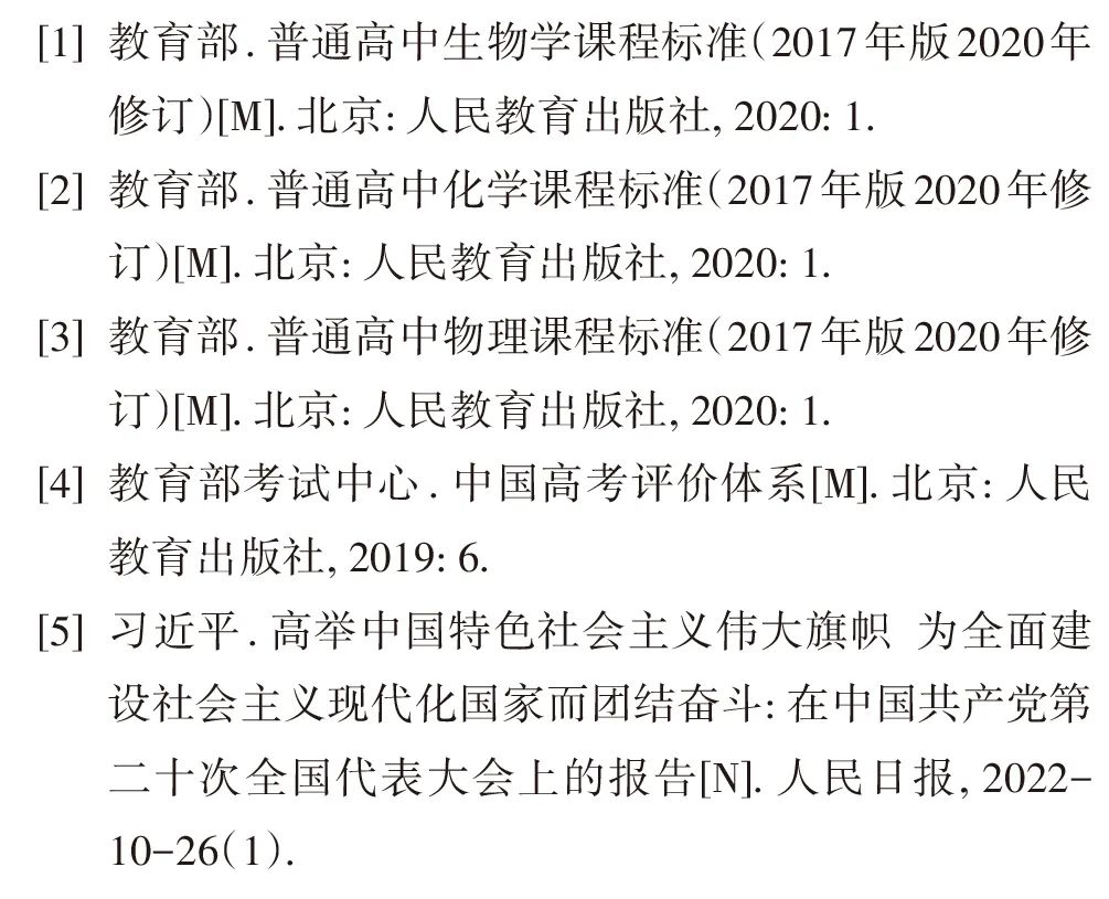 高考试题评价|落实立德树人根本任务 服务拔尖创新人才培养——2023年高考理科综合全国卷试题评析 第2张