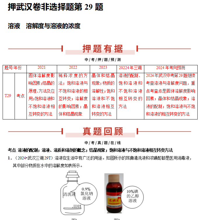 中考倒计时!2024年全科中考临考题号押题!别怪我没告诉你! 第34张