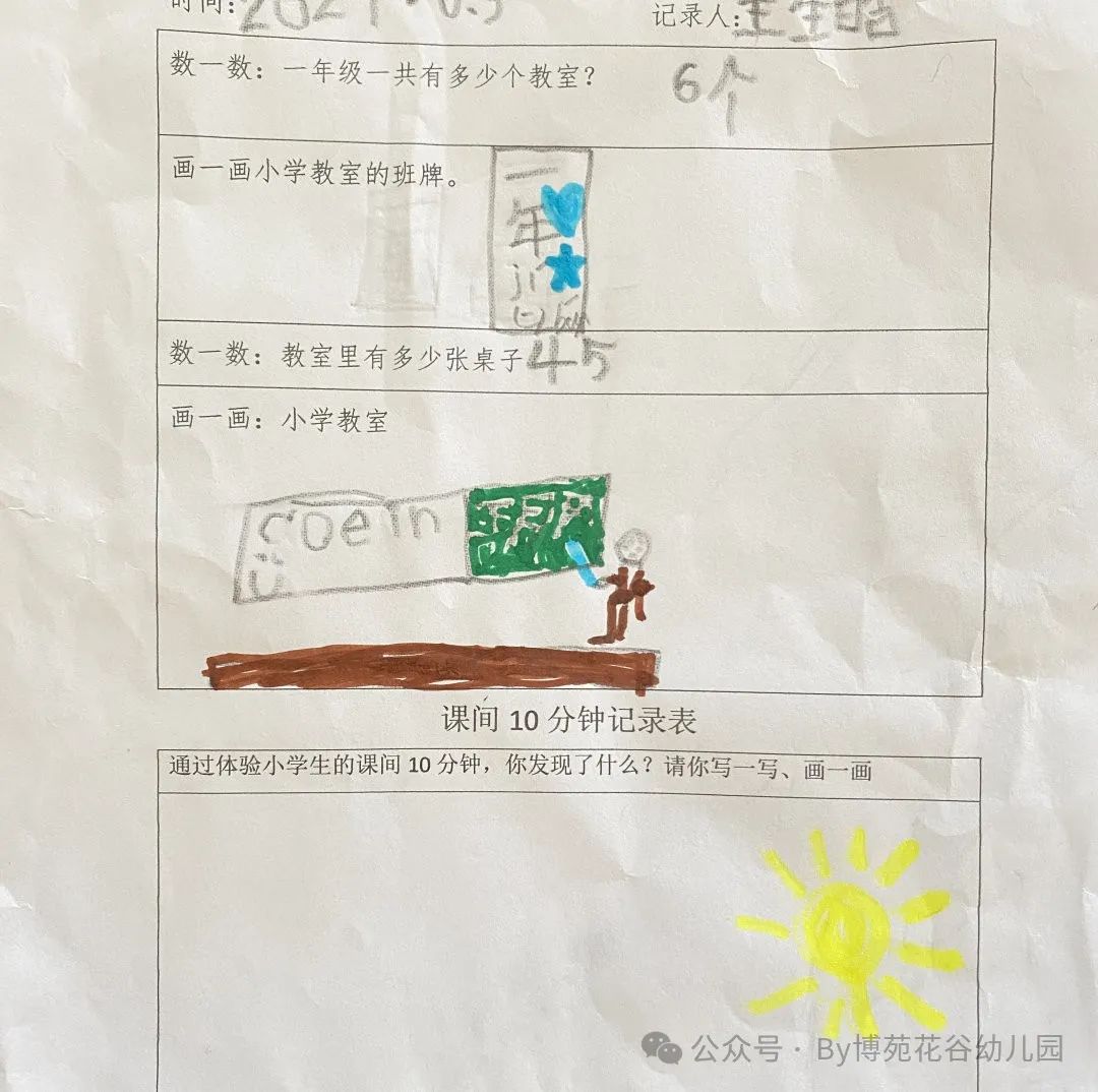 小学,我们来啦!—西宁博苑花谷幼儿园参观小学 第63张