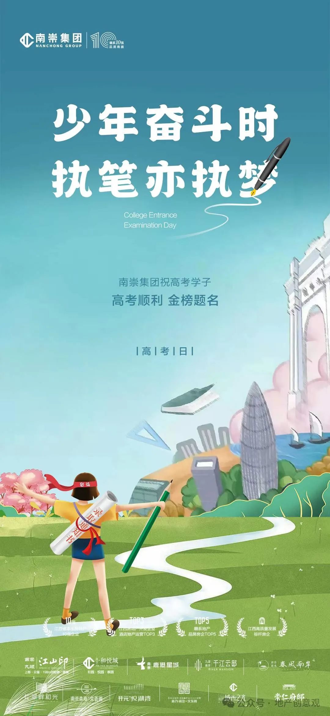 地产 | 高考海报文案合集 第57张