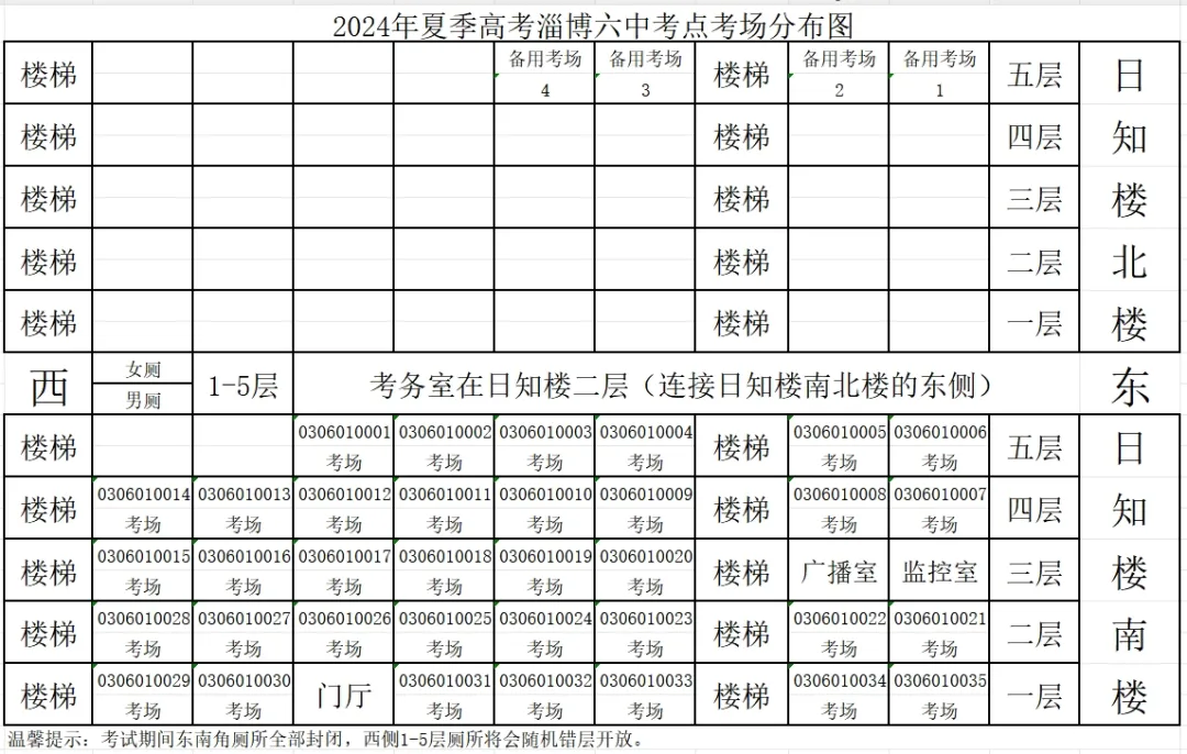 2024高考 | 山东省2024年高考16地市考点、考场分布图汇总 第20张