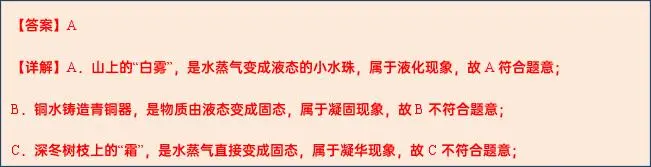 【中考物理】2024年中考物理考前20天终极冲刺攻略(倒计时17天)——物态变化 第35张