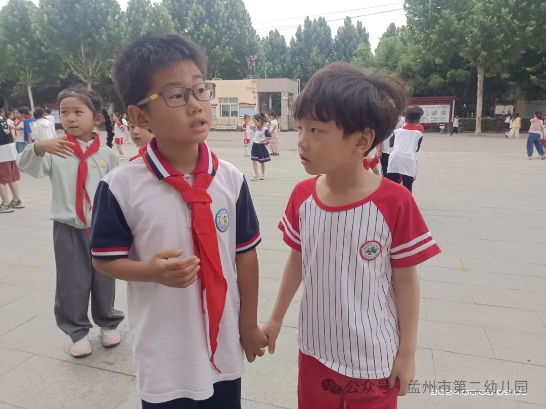 亲爱的小学,我来啦!——孟州市第二幼儿园参观小学活动 第35张