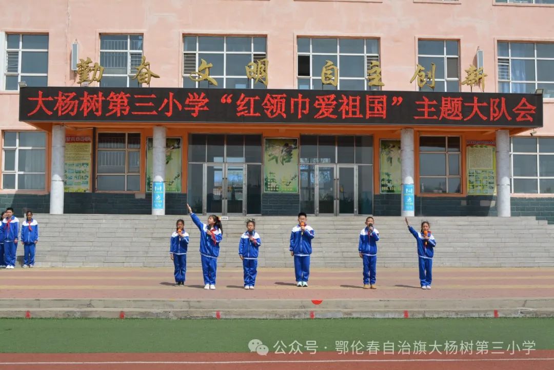 大杨树第三小学“红领巾心向党”主题大队会 第14张