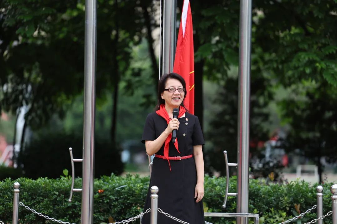 红领巾爱祖国——广州市花都区骏威小学2024年少先队新队员入队仪式 第28张