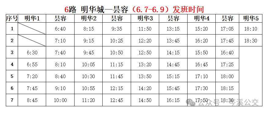 岑溪关于2024年高考期间临时调整公交车运营时间通告 第6张