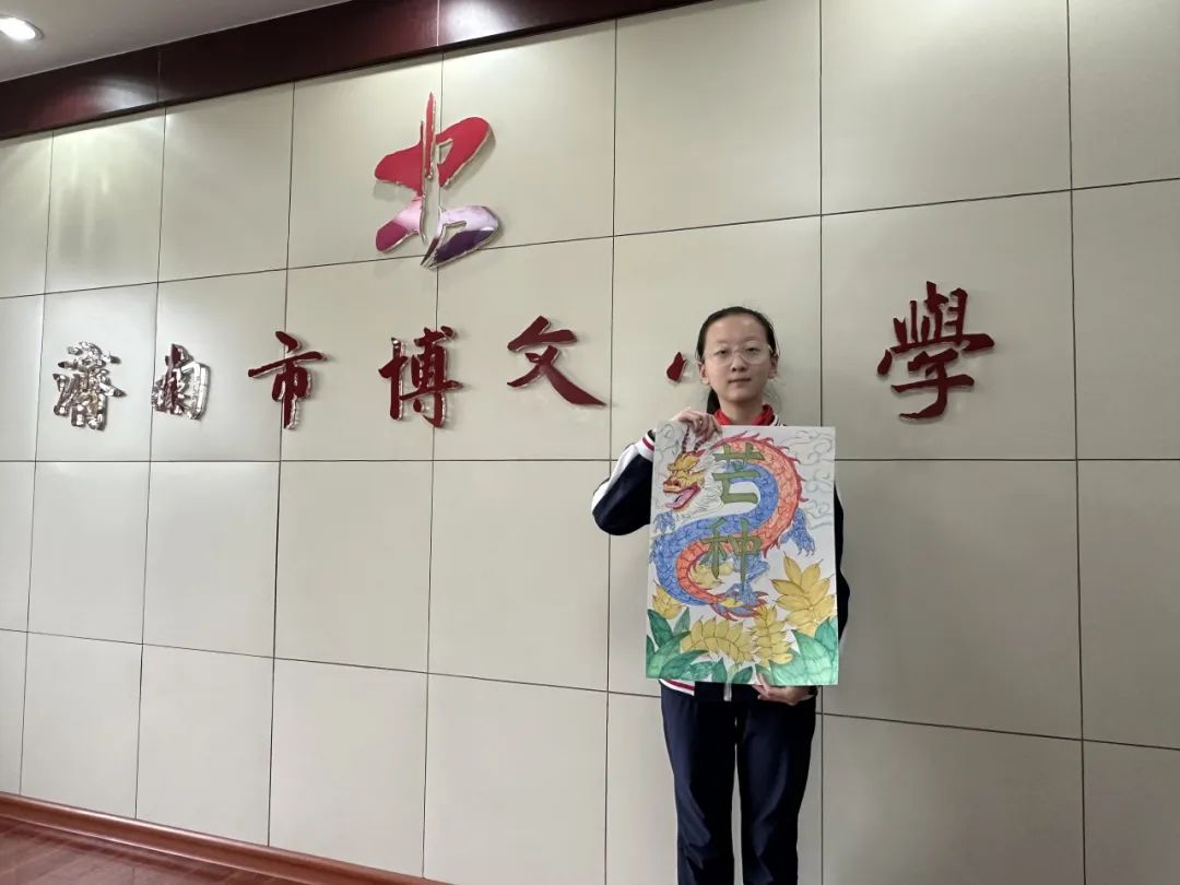 博文童画,节气物语——济南市博文小学绘制龙年二十四节气图展播活动(芒种) 第14张