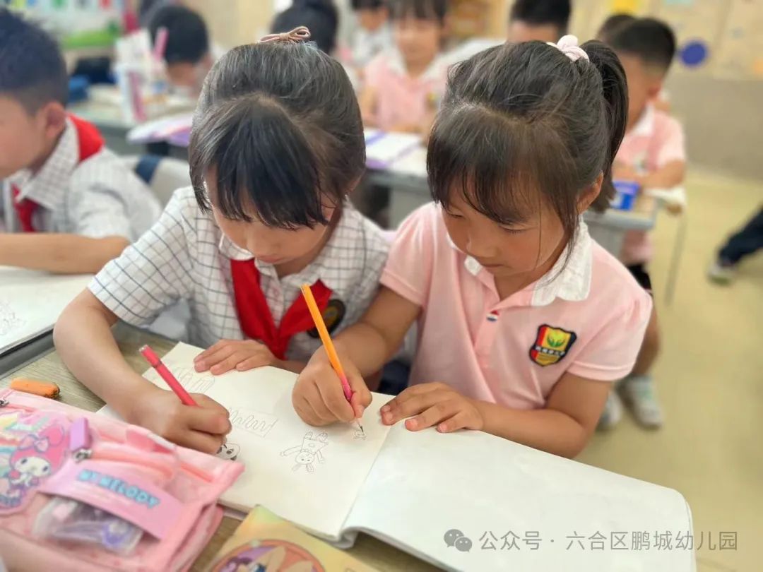 再进小学,亲身体验——鹏城幼儿园大班第二次参观小学活动 第34张