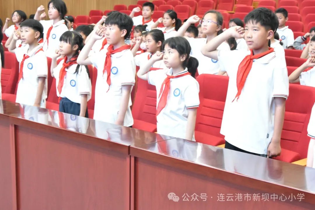 红领巾•爱祖国——新坝中心小学2024级一年级入队仪式 第6张