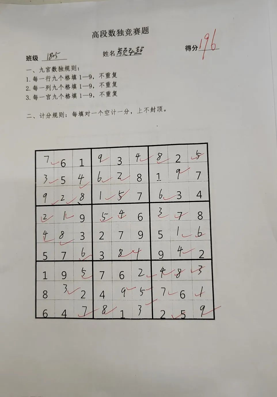 “数”你最美,“独”我精彩——衡云小学数学组高段学生竞赛活动 第33张