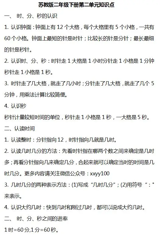 小学数学1-6年级下册个单元知识汇总,速速收藏! 第11张