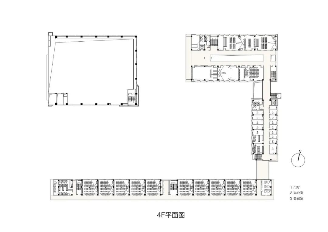 小学设计 | 示范样板:40班规模,半围合式校园布局,极简现代的立面 第23张