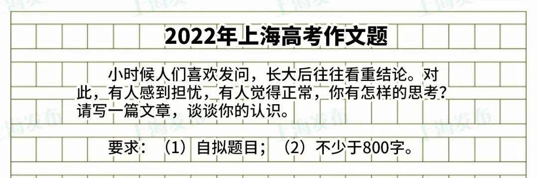 高考必看!!上海过去24年高考作文题一览!你写的是哪一篇? 第24张