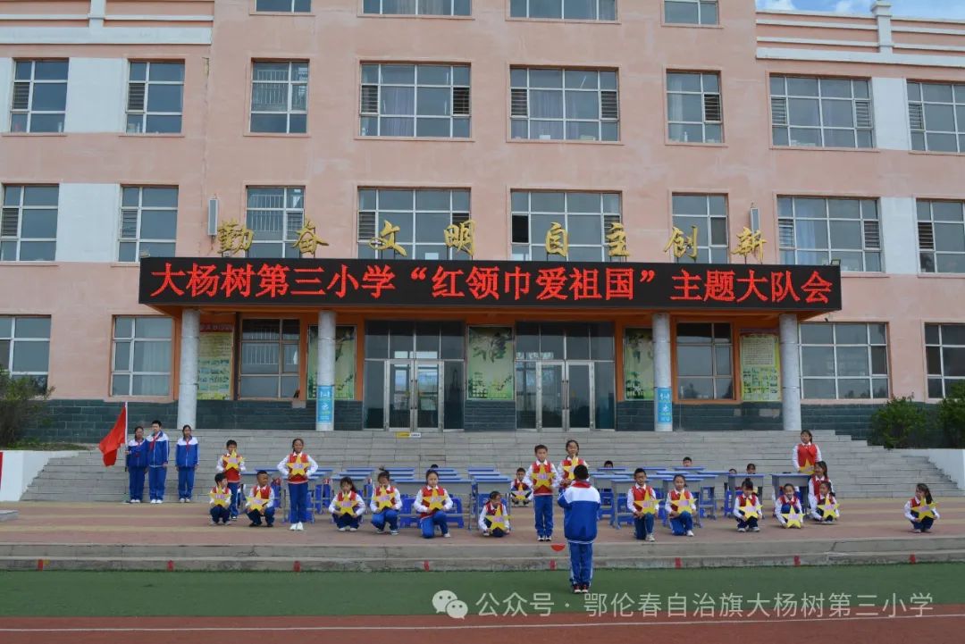 大杨树第三小学“红领巾心向党”主题大队会 第10张