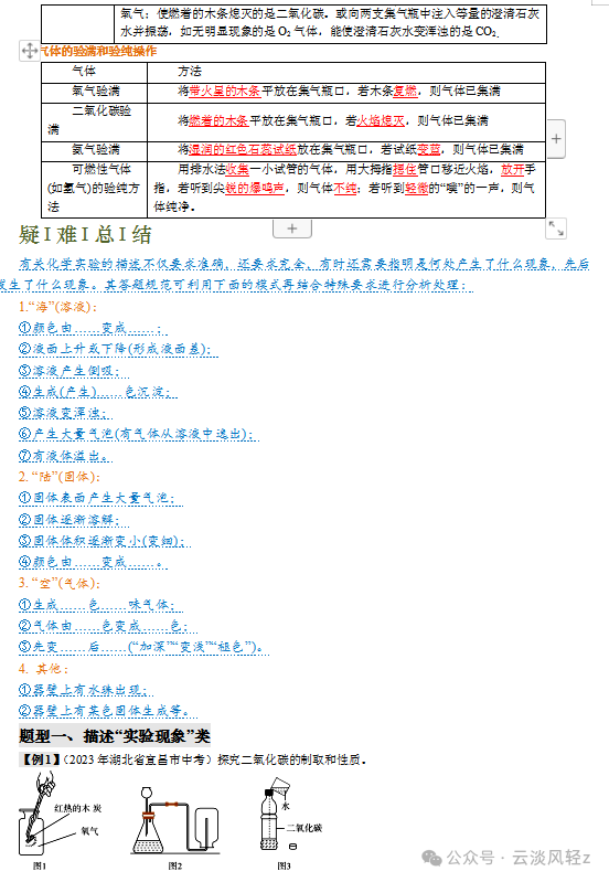 中考化学答题技巧7----实验简答题 第6张