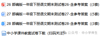 【期末试卷】2024部编版小学语文一年级下册期末质量检测卷(含答案)80套 |下载 第3张