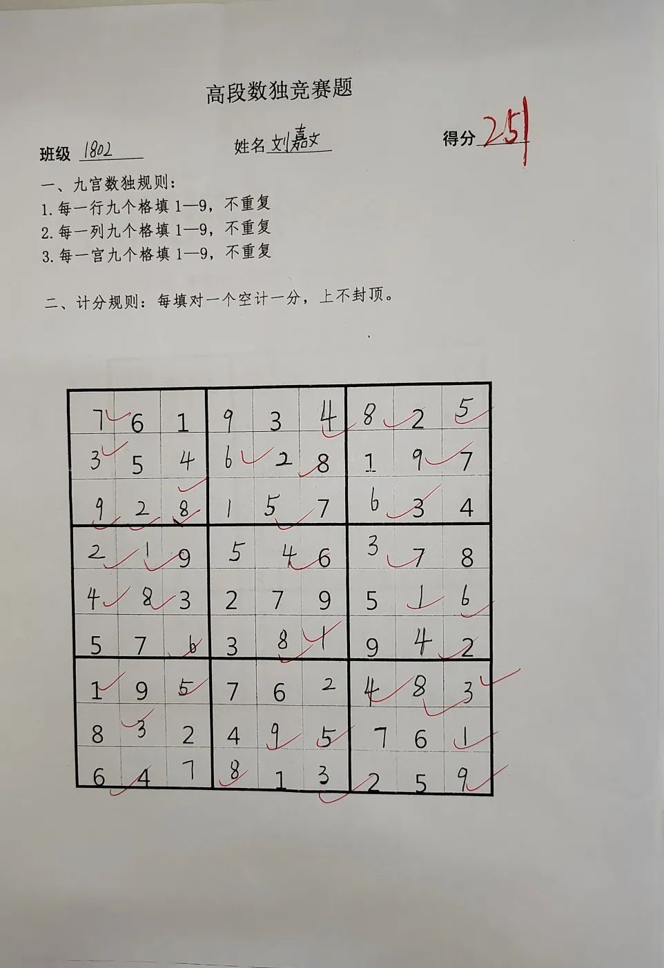 “数”你最美,“独”我精彩——衡云小学数学组高段学生竞赛活动 第38张