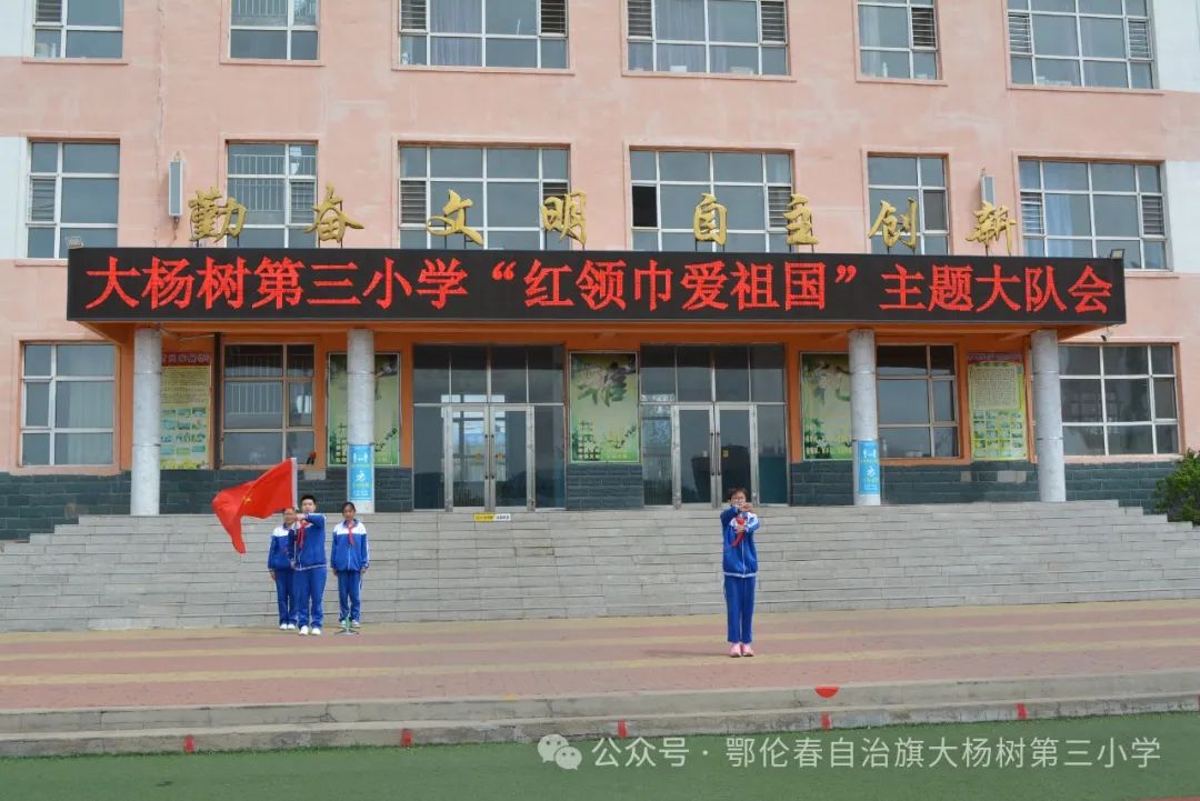 大杨树第三小学“红领巾心向党”主题大队会 第6张