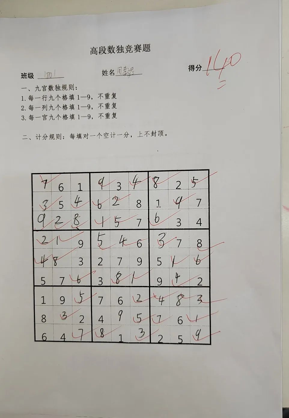 “数”你最美,“独”我精彩——衡云小学数学组高段学生竞赛活动 第31张