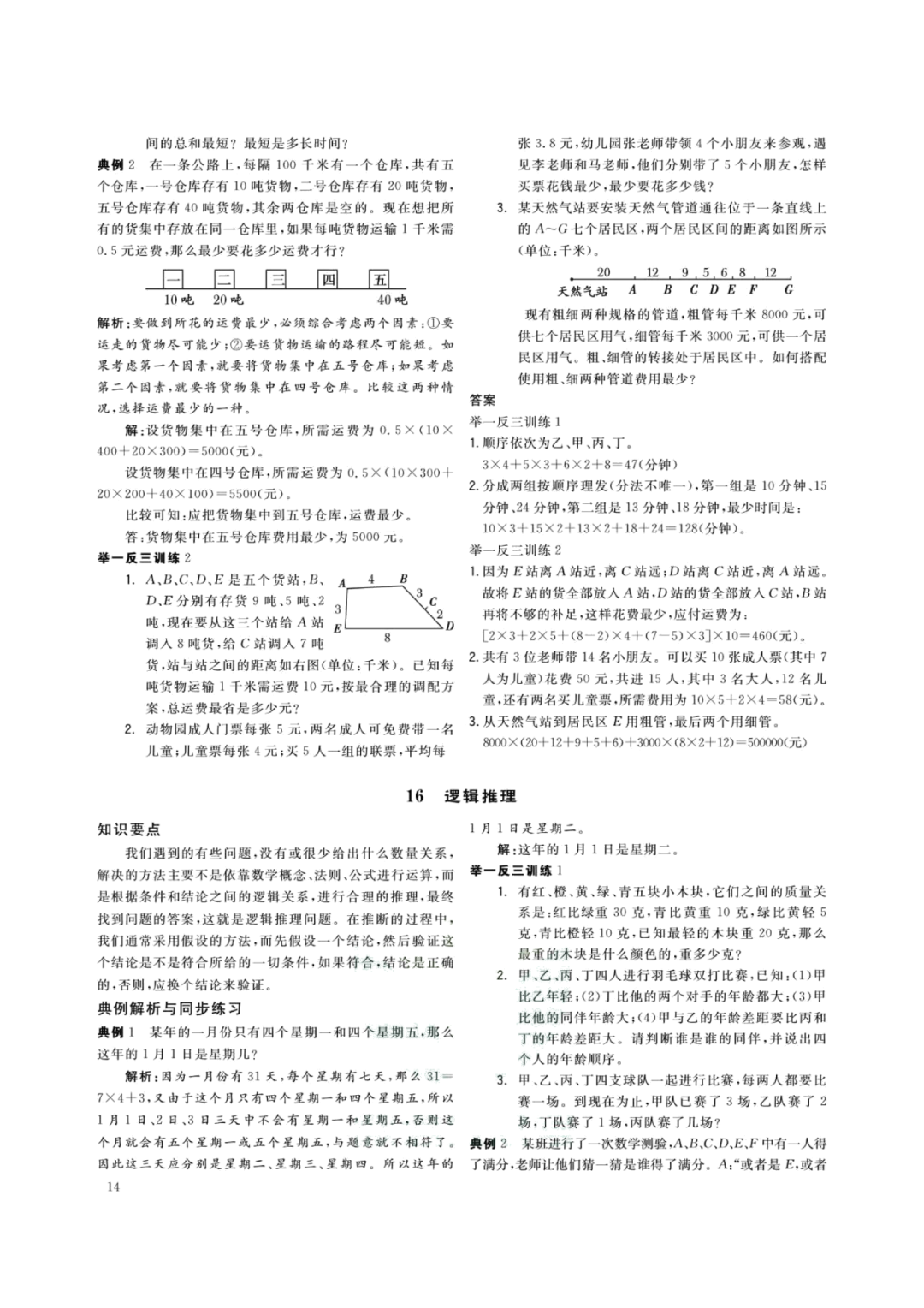 小学总复习数学知识清单 第15张