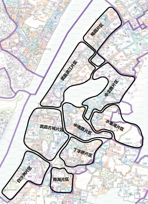 武昌区小学服务范围划分图示(4/4 武昌古城,白沙洲) 第3张