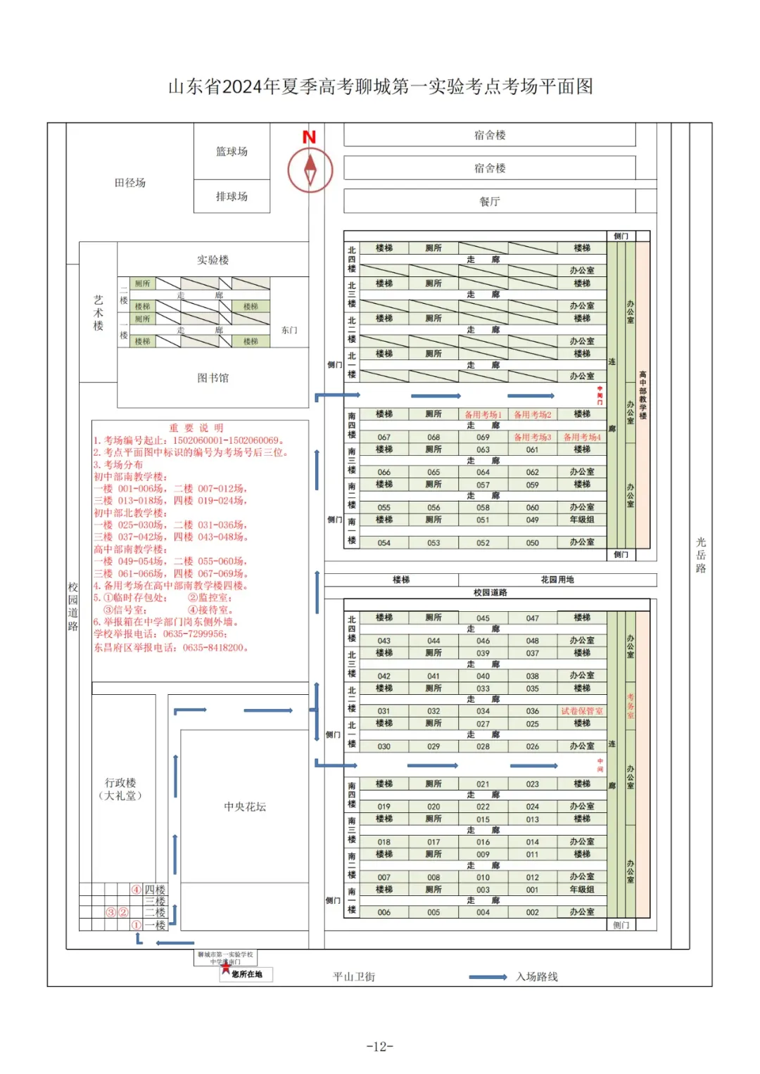 【聊城2024年高考、中考考点及服务热线公布,家长快收藏!】 第10张