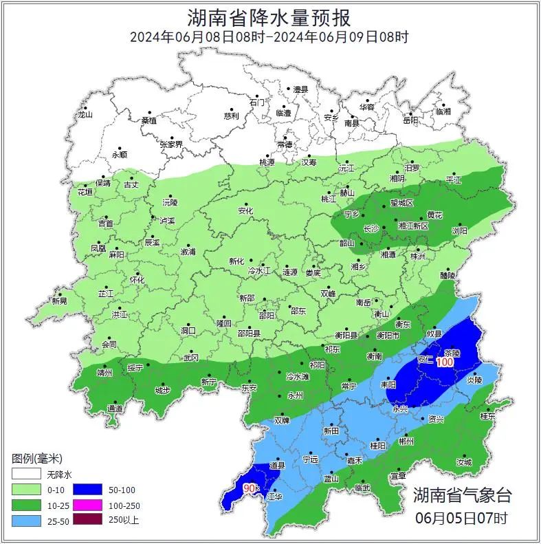 湖南:高考期间有暴雨、大暴雨天气 第4张