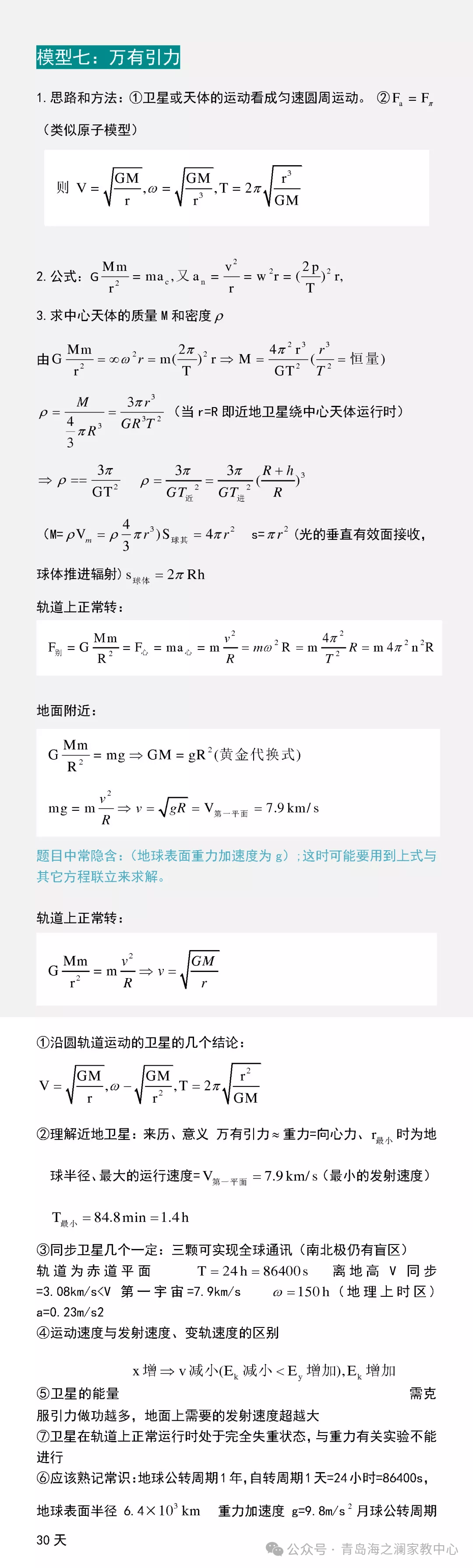 青岛海洋大学家教【高考物理 】16个物理常见题型一对一上门辅导陪读高中理科全科提高大学生家教 第16张