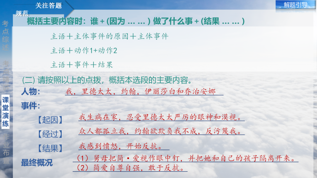 2024年中考语文复习之名著阅读:对事件和情节的概括 第27张