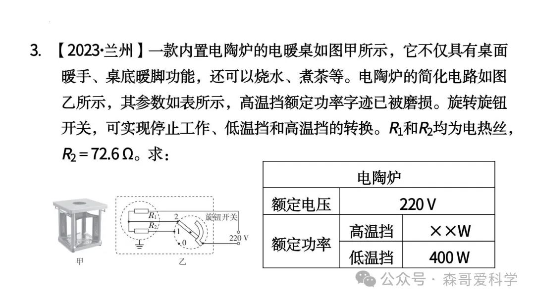 中考物理专题:以电热器为载体的综合计算(必考) 第9张