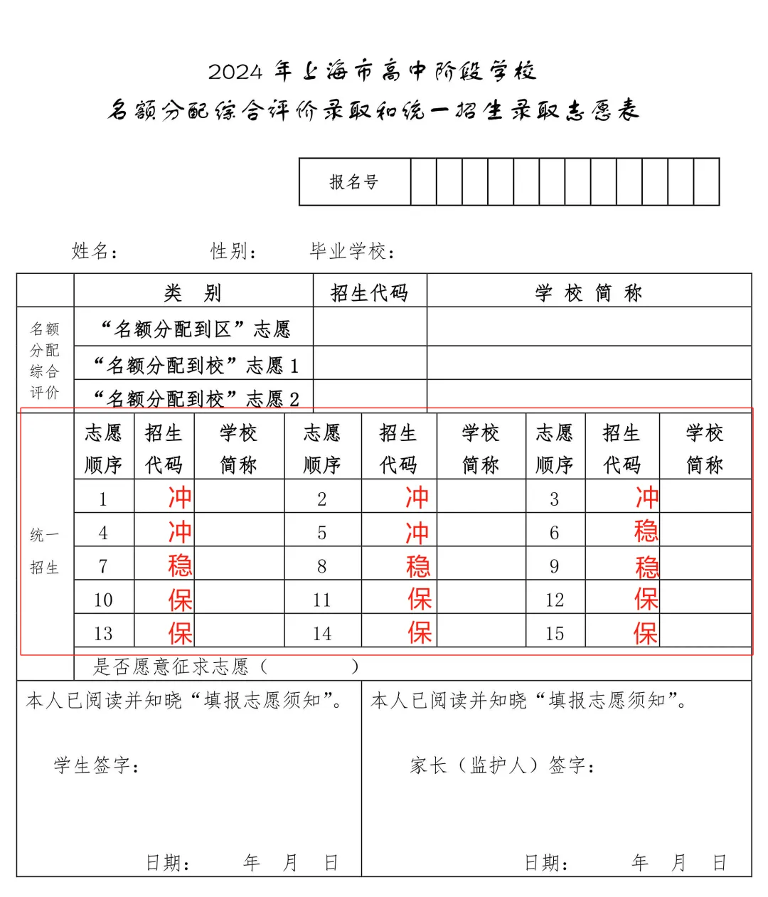 中考 | 中考倒计时!志愿填报倒计时!2024上海中考志愿填报指南,家长必看!请收藏转发! 第5张