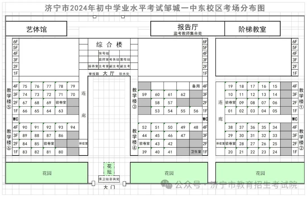 6月13日开考!61个考点!济宁中考考场分布图公布! 第89张