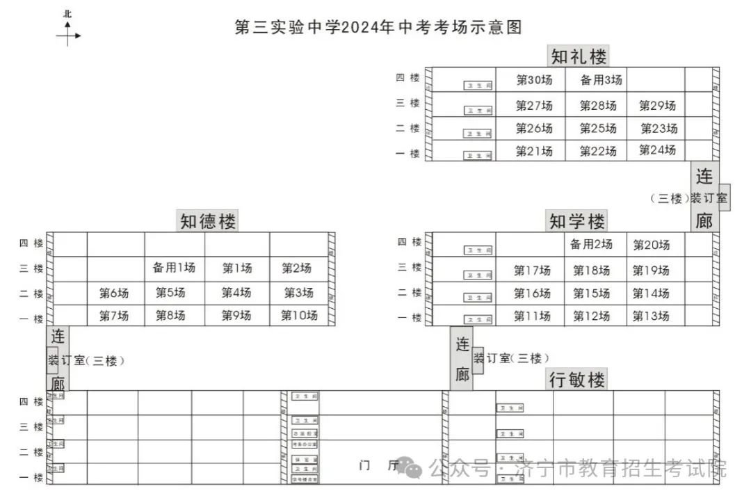 6月13日开考!61个考点!济宁中考考场分布图公布! 第113张