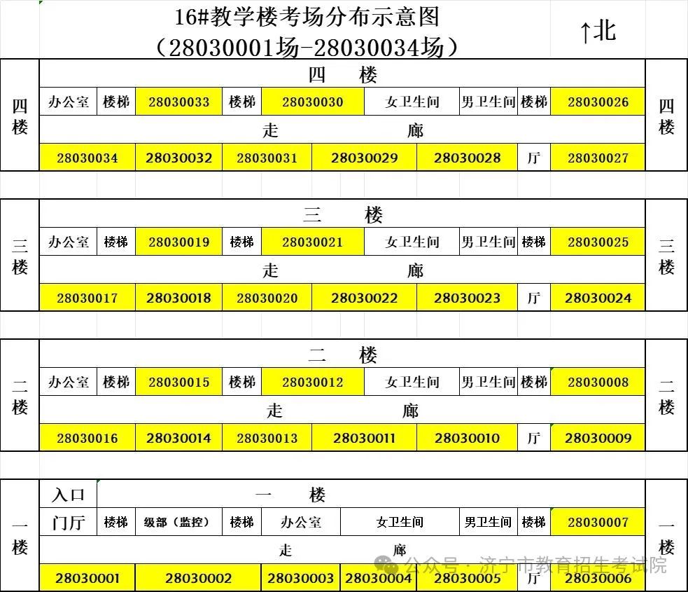 6月13日开考!61个考点!济宁中考考场分布图公布! 第124张