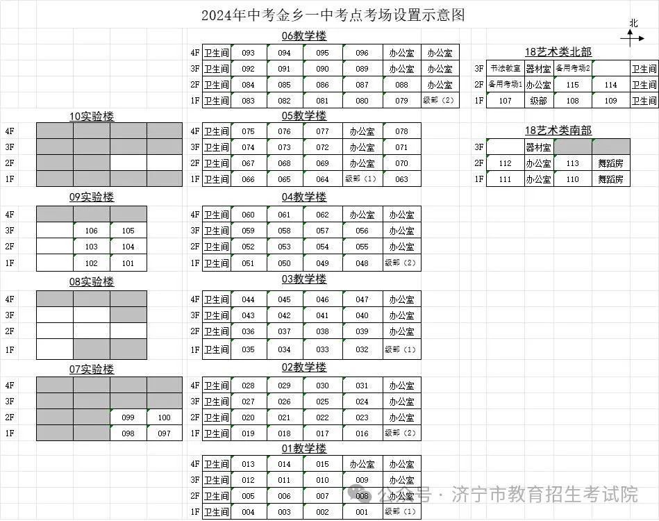 6月13日开考!61个考点!济宁中考考场分布图公布! 第120张