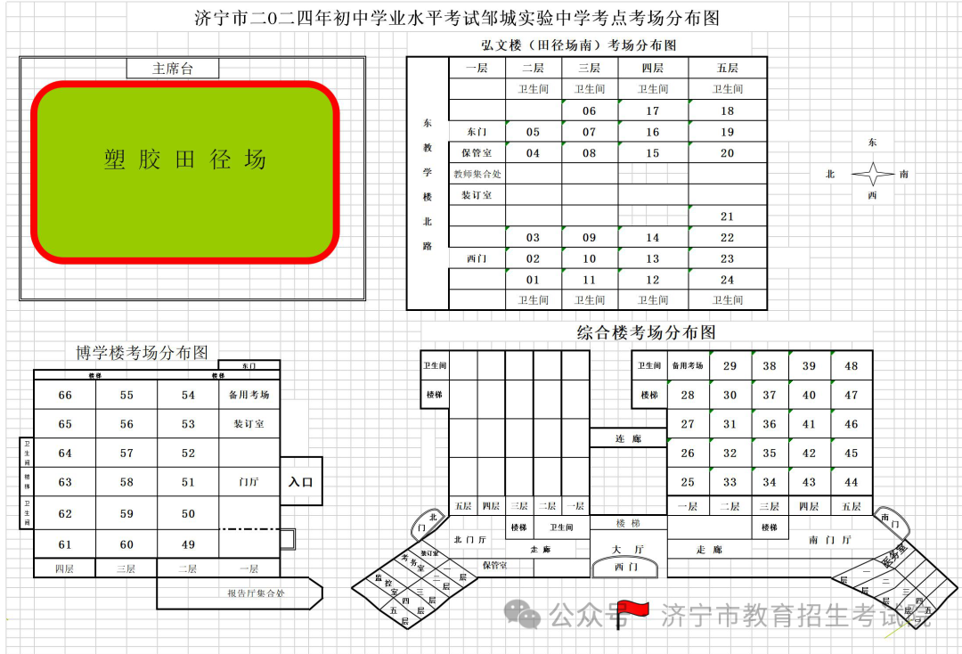 6月13日开考!61个考点!济宁中考考场分布图公布! 第94张