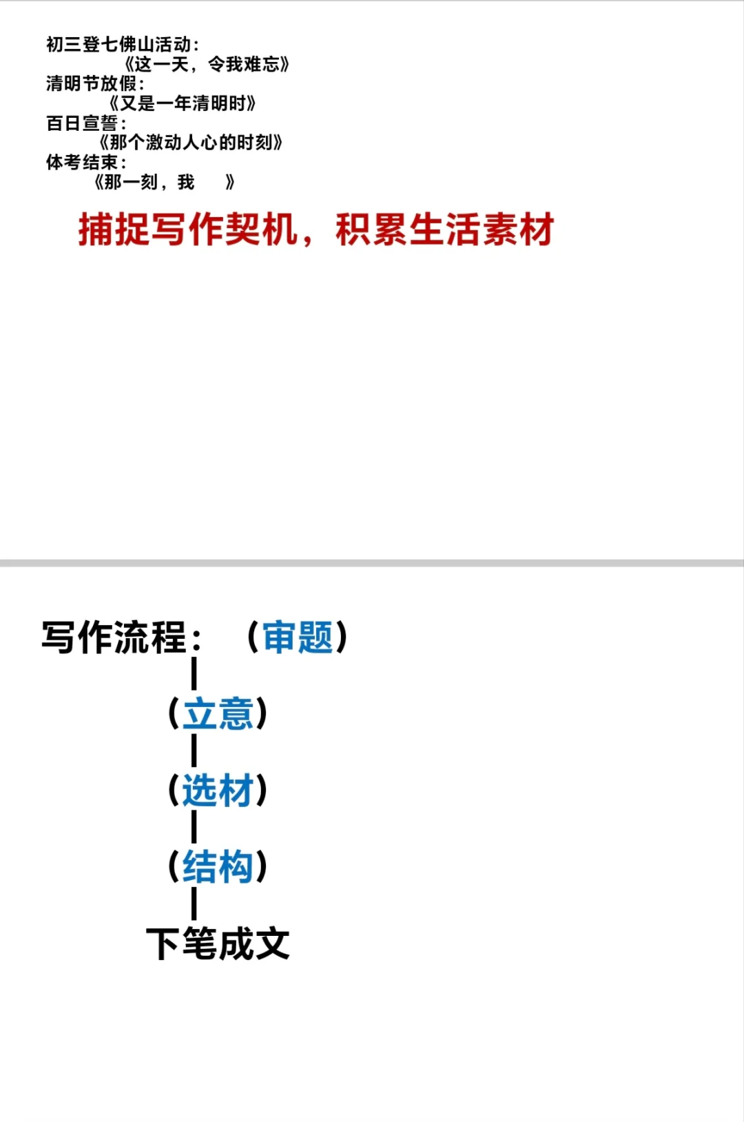 山西中考语文复习建议 第6张