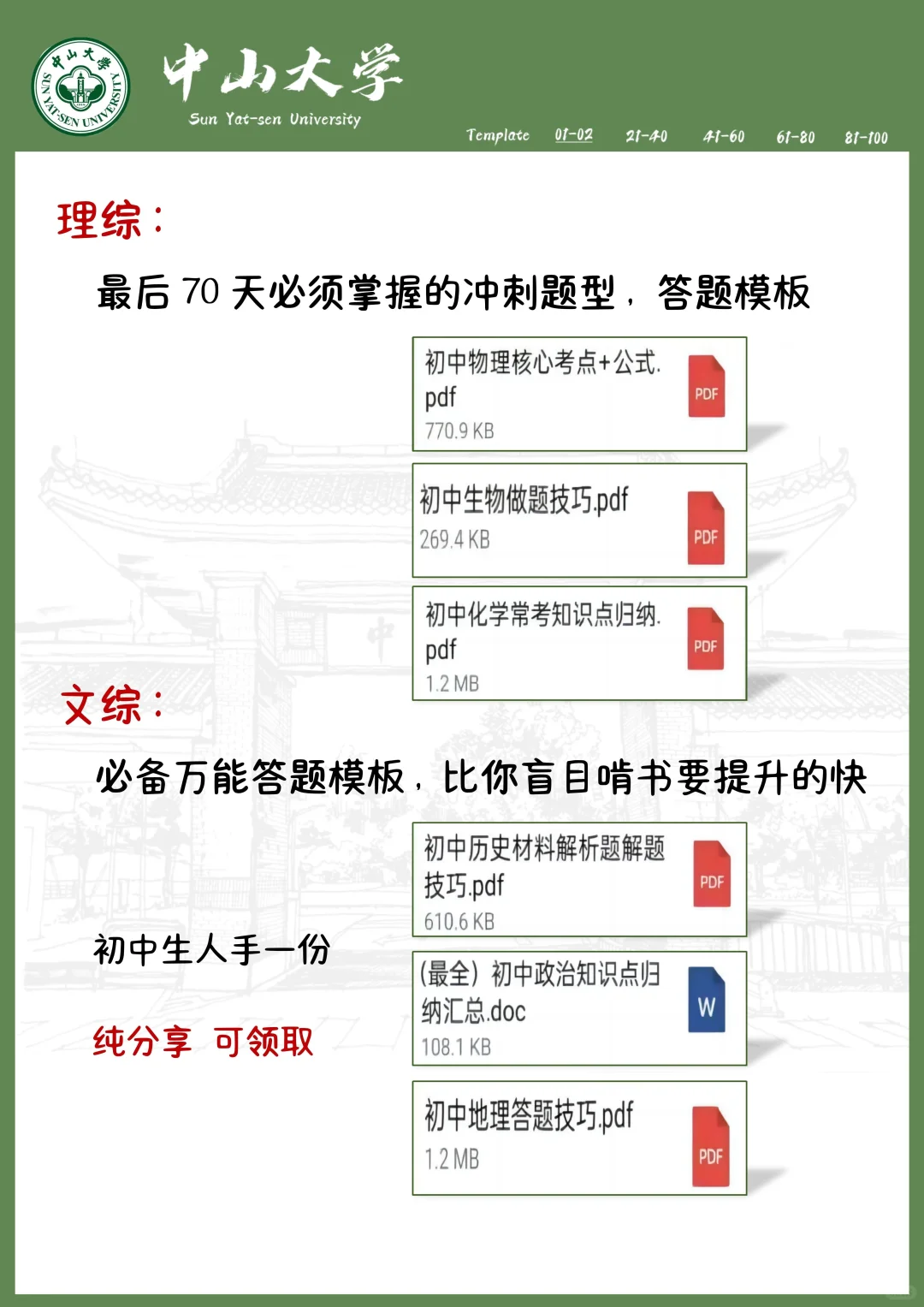 中考还剩55天，别等哭着出考场！ 第1张