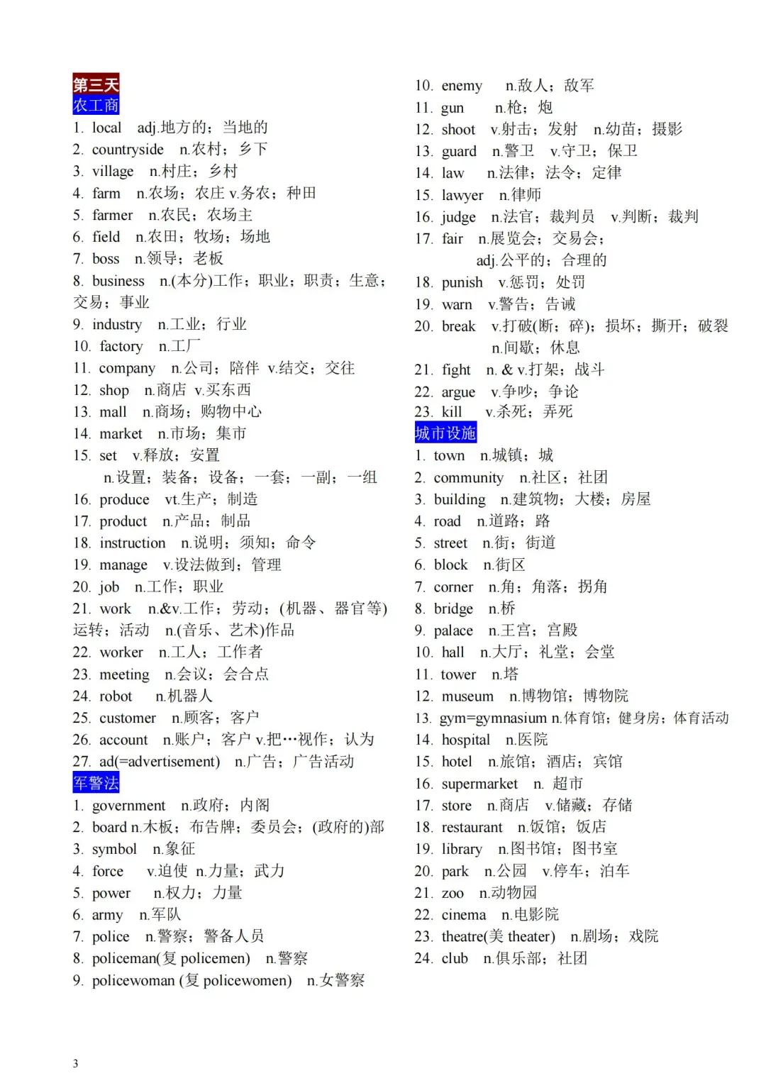 中考英语必背单词1600个，22搞定，来挑战吧 第4张