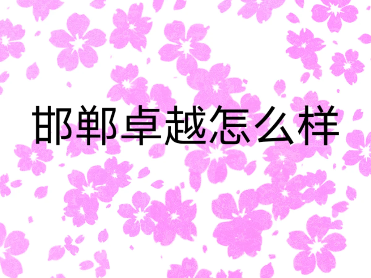 邯郸卓越怎么样 第1张