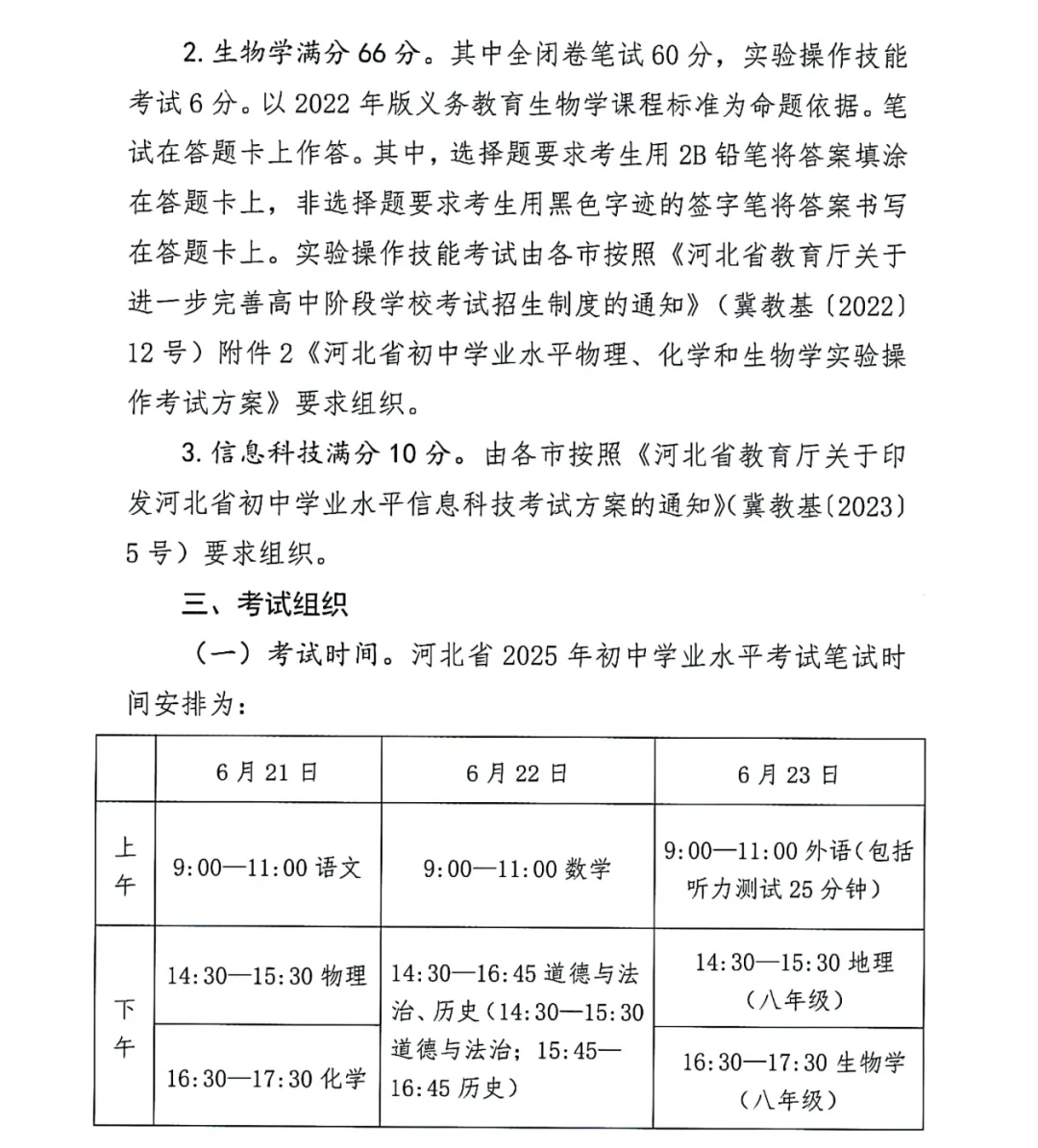 2025年中考政策 第1张
