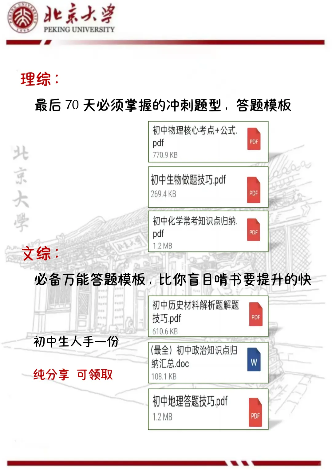 中考还剩59天，别等哭着出考场！ 第1张