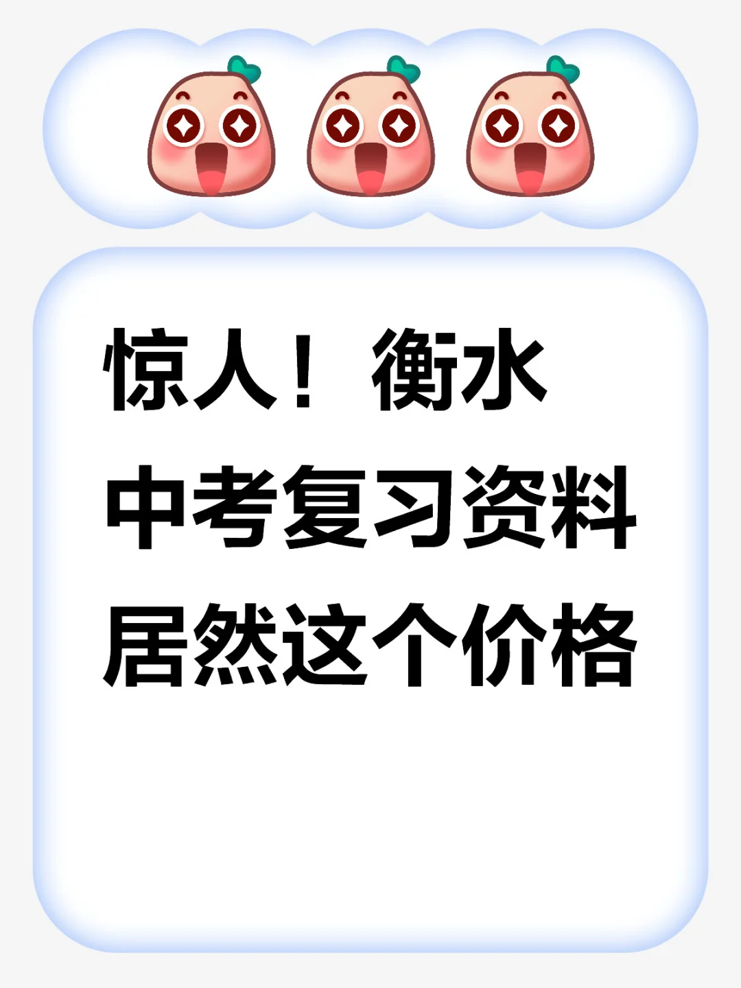 衡水中考复习资料 第1张
