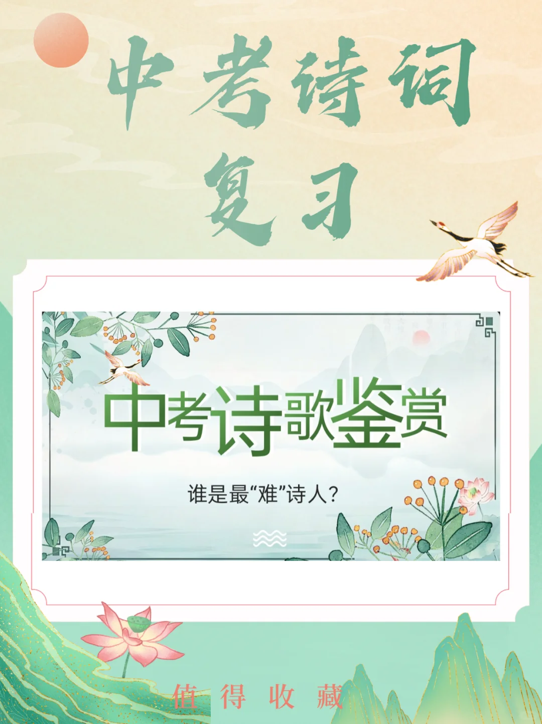 中考诗词复习ppt 第2张